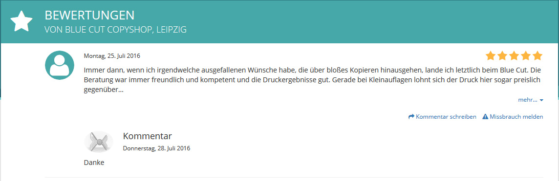 Kundenrezension von cyclex